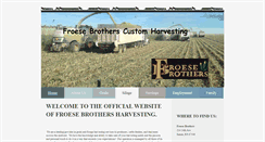 Desktop Screenshot of froesebrothers.com